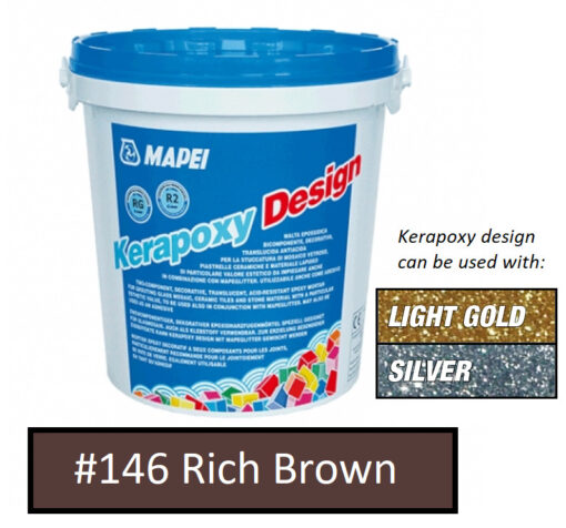 Mapei Epoxydowa Fuga Kerapoxy Design  146  ciemna czekolada   3 kg32